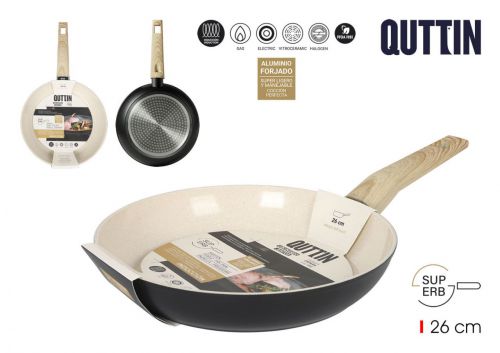 Frigideira 26cm Inducao Em Alumínio Forjado Quttin