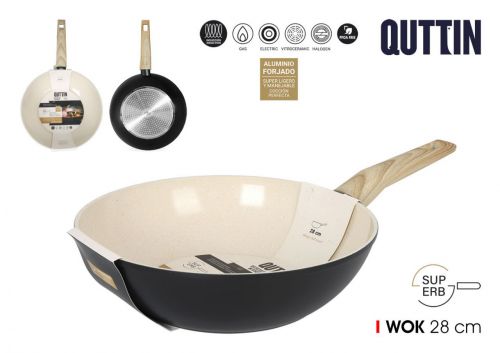Frigideira Wok 28cm Quttin