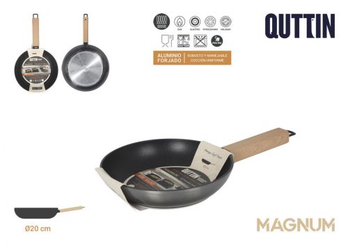 Frigideira Inducao 20cm Em Alumínio Forjado Quttin