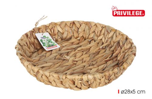 Bandeja Jacinto De Agua Redonda 28x5cm C/Metal