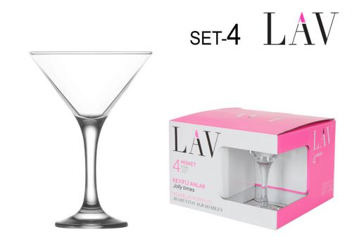 Set 4 Copas Cocktail 175 Cc Misket — vista 1