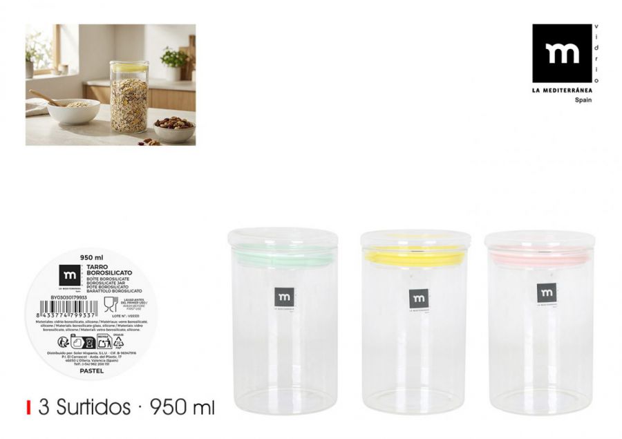 Frasco De Borossilicato La Mediterranea — referência BY03030179933