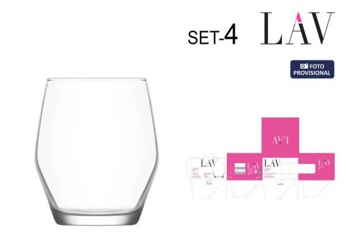 Set 4 Copos 370 Cc Ella — vista 1