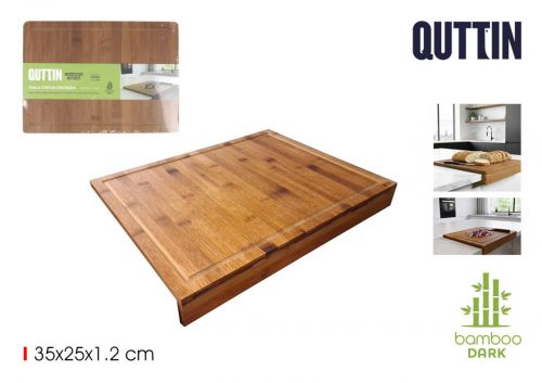 Placa De Corte Bambu Quttin