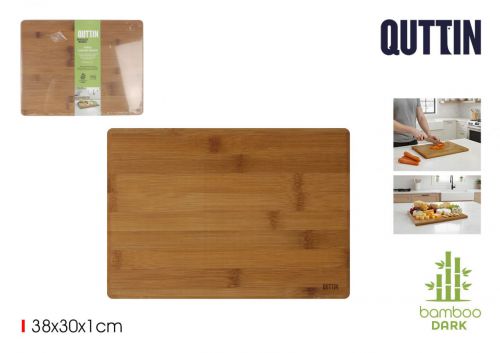 Tabua De Cortar E Servir Em Bambu Quttin — referência BQ01018678842