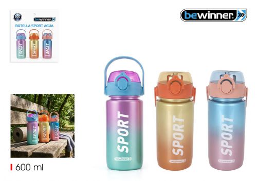 Garrafa De Agua Desportiva Multicolorida Bewinner