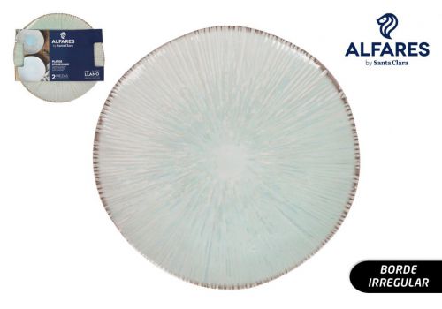 6020146plato Llano Mediterraneo 26cm Pack 2ud — referência AD-MED26100