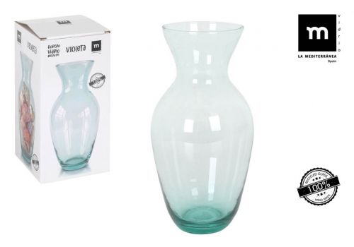 Vaso De Vidro Violet 13