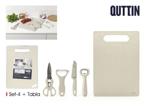 Set4 Utensilios De Cozinha Com Suporte Quttin