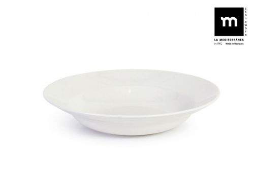 Prato Pasta 29cm Ivory Brilho