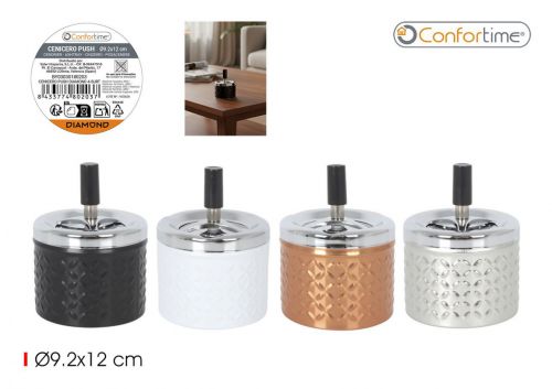 Cinzeiro De Pressao Em Folhadeflandres Confortim — referência BY03030180203