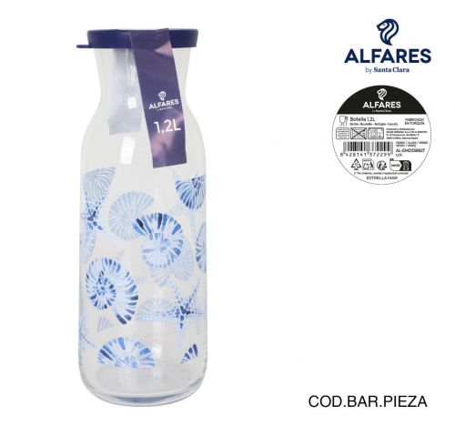 Aefon886.1833.199 Botella 1.2l Estr.mar C/Tapa