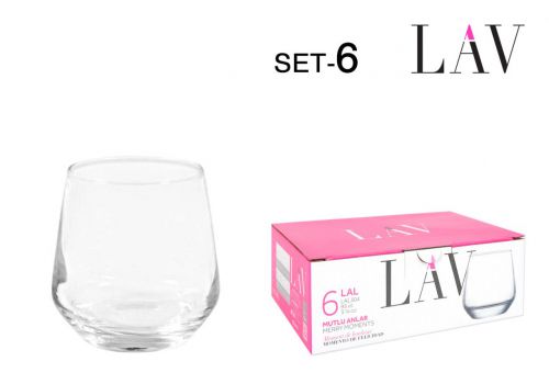 > Lal304f Definir 6 Copos Chupito 3 1/4 La — referência 20136