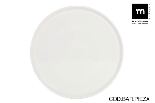 Prato Pizza 33cm Ivory Brilho
