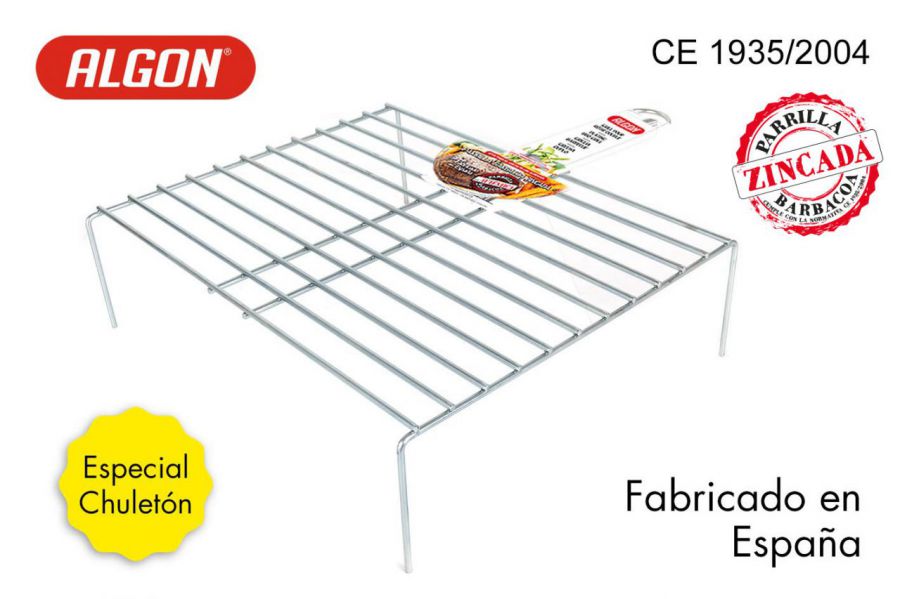 Chapeamento Bife De Zinco Grelha 43x35cm Algon