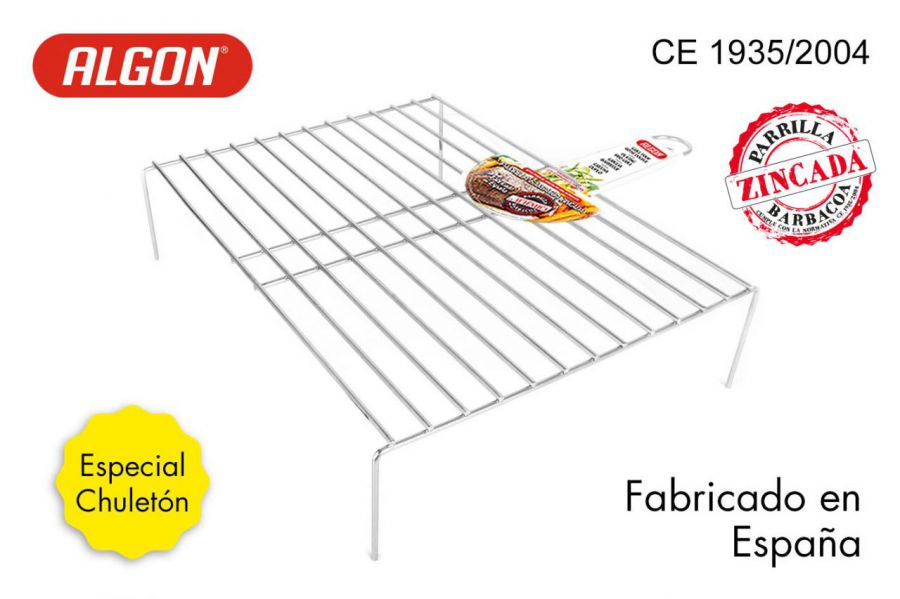 Chapeamento Bife De Zinco Grade 49.5x38cm Algon — referência 279C5038