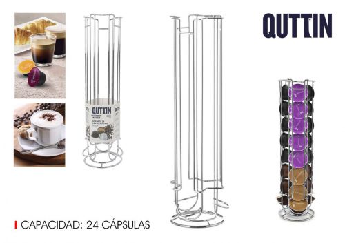 24 Suporte 24 Capsulas Cafe Quttin