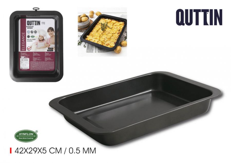 Molde Horno 42x29x5cm/0.5mm Quttin — referência BQ01042964696