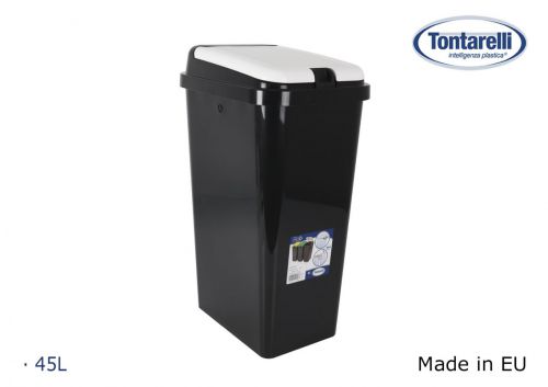 Balde Garbage Rectangular Bido 45l Neg — referência 8104076CAG7