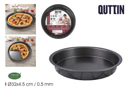 Molde Horno Redondo 32x4.5cm /0.5mm Qutt