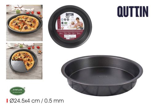 Molde Horno Redondo 24.5x4cm /0.5mm Qutt