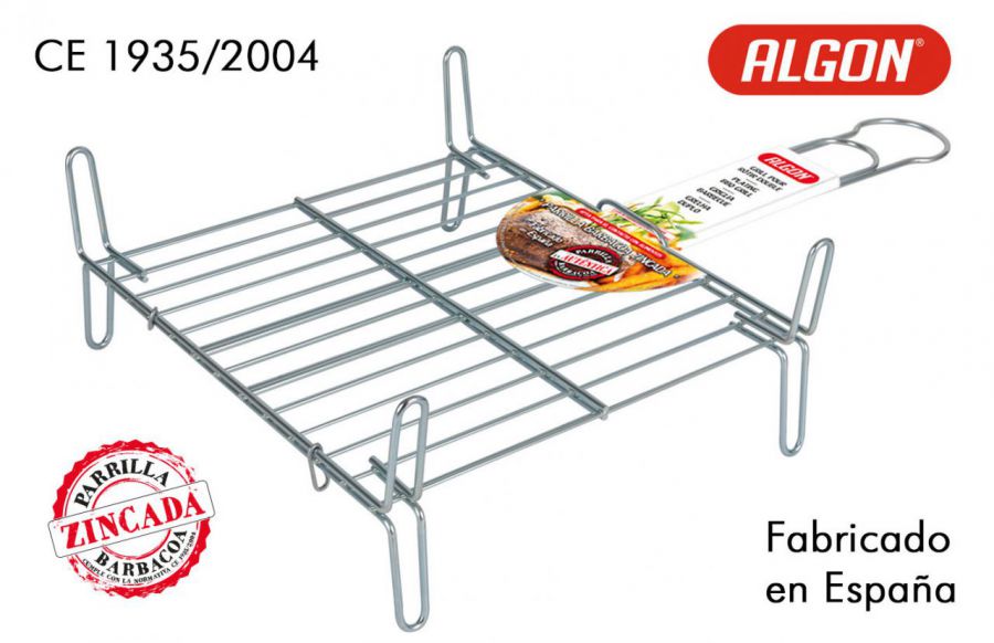 Chapeamento Churrasqueira Zinco 30x30cm Algon — referência 279SH3030