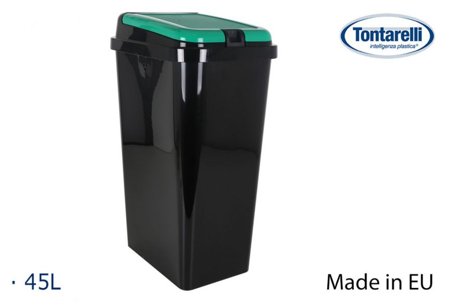 Balde Garbage Rectangular Bido 45l Neg — referência 8104076CAG8