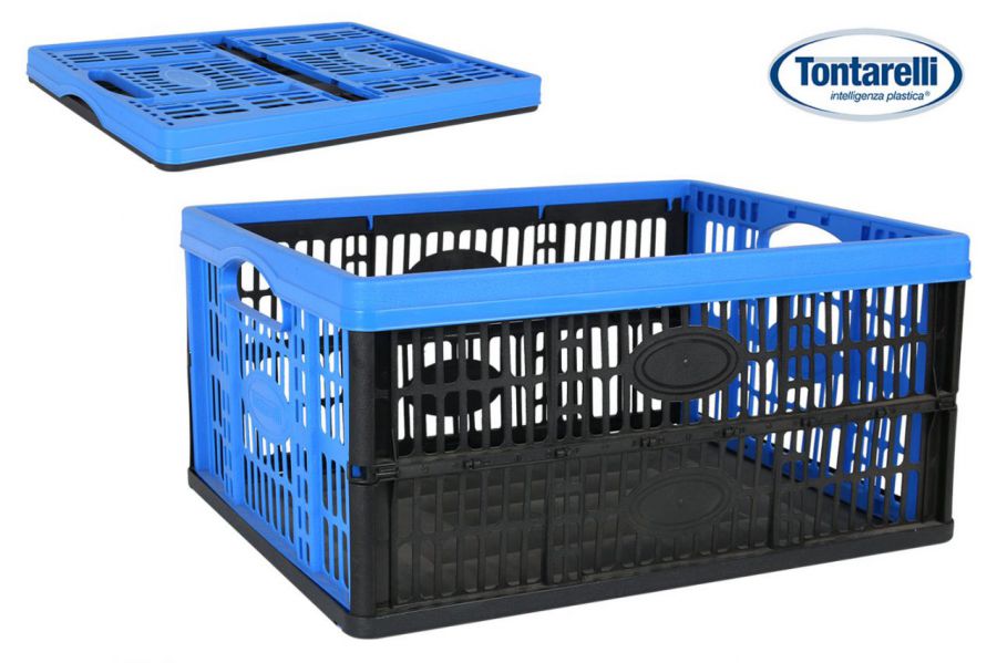Dobrar Caixa Plana 32l Voil+ Azul / Pr