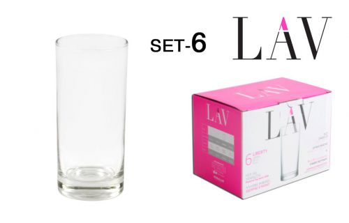 Set 6 290cc Copo De Agua Liberty