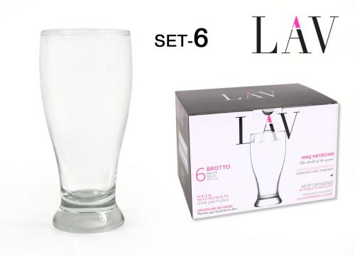 Bro29f Set 6 570cc Copo De Cerveja Br
