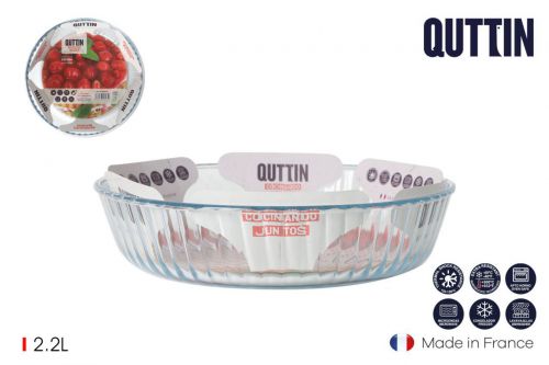 Vidro Bolo Undulate Arcusine Molde 26cm — referência QT-8890231
