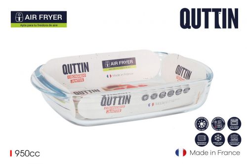 Prato Quadrado De Vidro 0.75l — referência QT-8890330