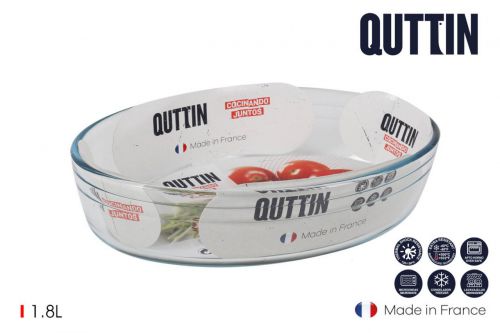 Vidro Oval Prato 25x17cm — vista 1