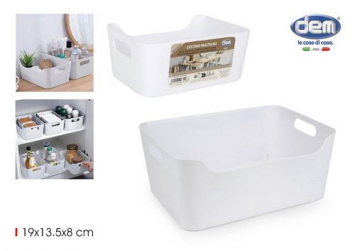 Cesto Multiusos 19x13.5x8cm Dem