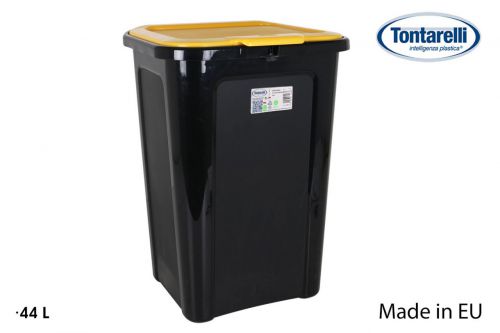 Caixote Do Lixo Coverline 44l Preto/Cove — referência 8104132CAB7
