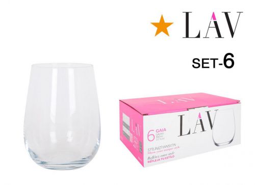 Set 6 Copos 360cc Gaia — vista 1