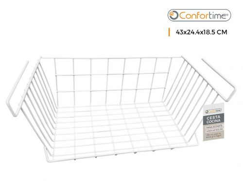 Cesta Prateleira 43x24.4x18.5cm Confortime