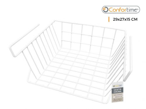 Cesta Prateleira 29x27x15cm Confortime — referência BY01011069432