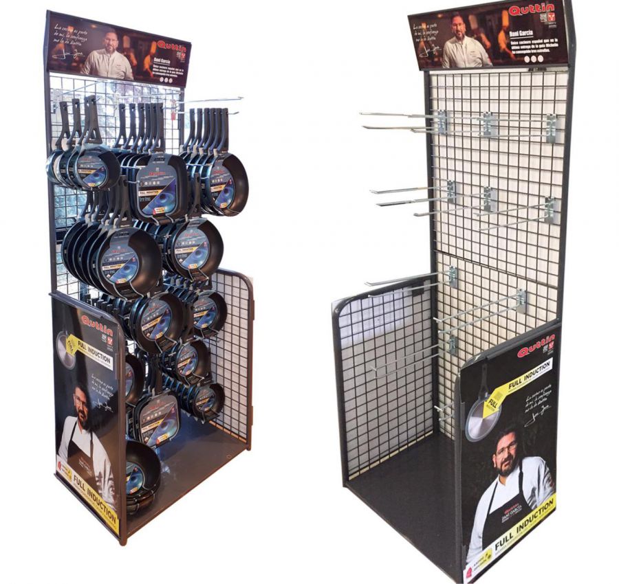 Mostrador De Metal 760x2000cm 12 Ganchos