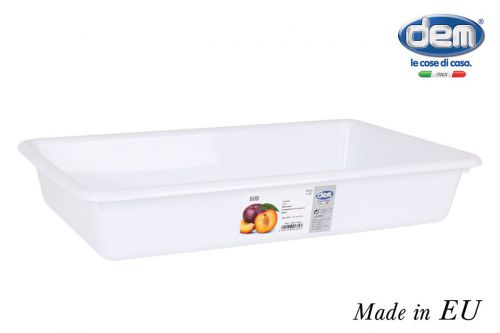 Tabuleiro Grande Branco 44x29x7.5cm/5.8l Bob — vista 1