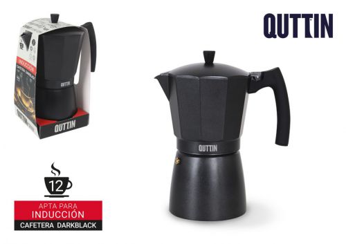 Cafeteira Ind. 12 Tacas Darkblack Quttin — vista 1