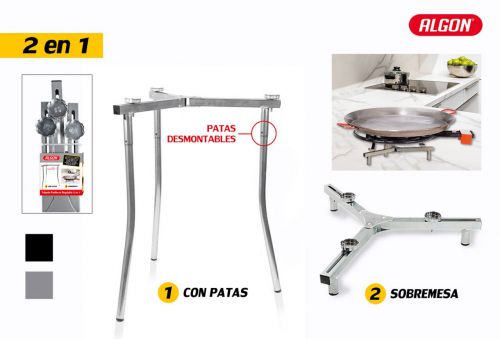 2 Em 1 Suporte Ajust.vel P/ Paella Algon