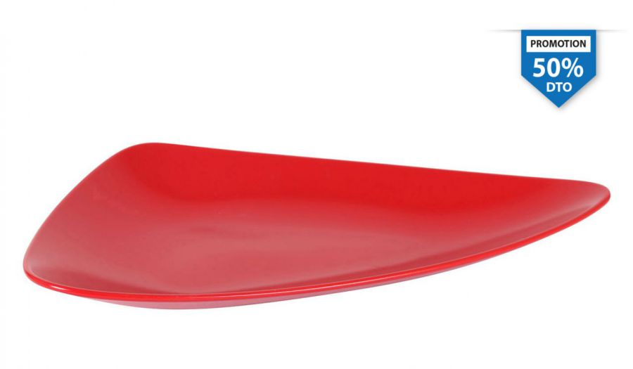 50 Bandeja Roja 41x24x5cm Vendome