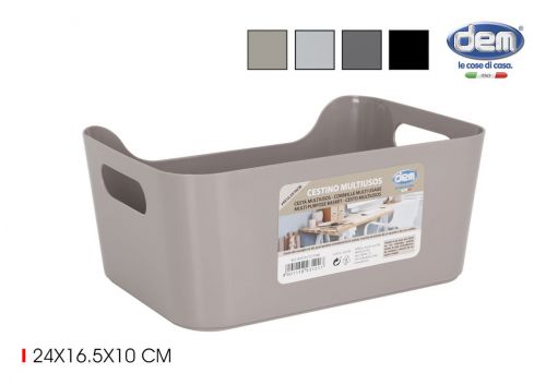 Cesto Multiusos 4s 24x16.5x10cm Dem — referência BY01017271566