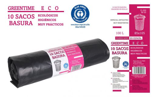 10 Sacos De Lixo 85x105g200100 L. — vista 1