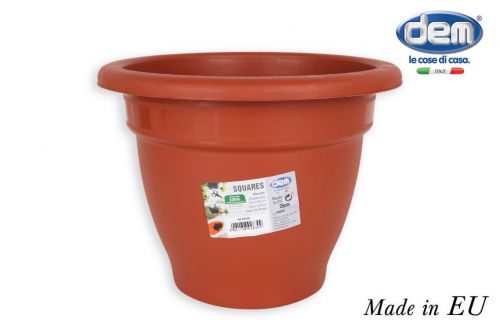Vaso De Flores 25cm Quadrados