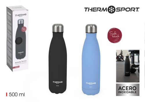 24 Garrafa Termica 500ml Soft Touch Thermospor