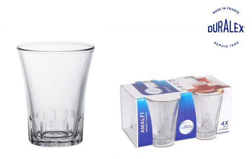 Set 4 Copos Transparent 13cl Amalfi