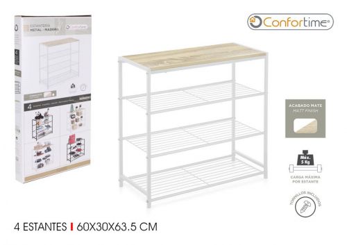 Estante 4 Prataleiras Confortime — referência BY01094072640