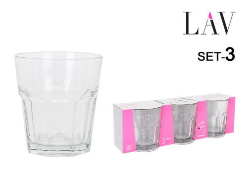 Set 3 Copos De Agua 305cc Aras